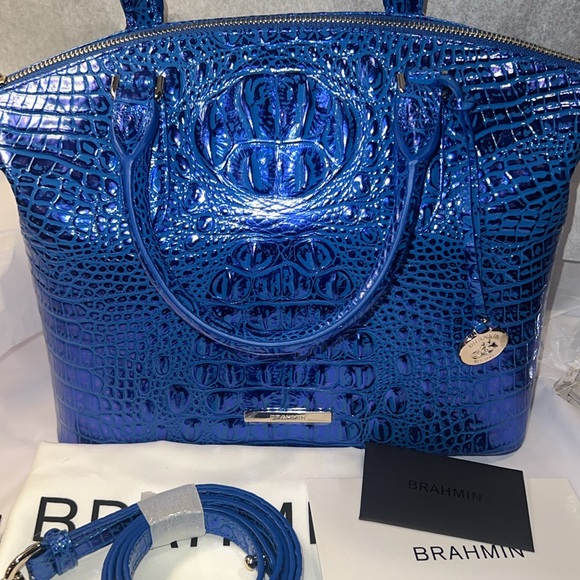 Brahmin Duxbury satchel Cobalt Potion Melbourne - Picture 2 of 6